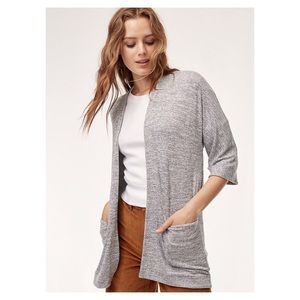 Wilfred Free Zlata Sweater XS Grey Aritzia